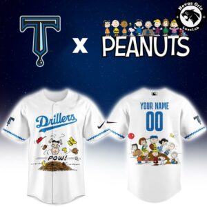 Tulsa Drillers x Peanuts Night Limited Edition Baseball Jersey 2