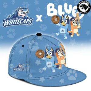 West Michigan Whitecaps x Bluey Night Limited Edition Baseball Jersey 3