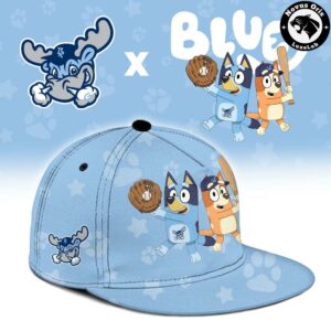 Wilmington Blue Rocks x Bluey Night Limited Edition Baseball Jersey 3