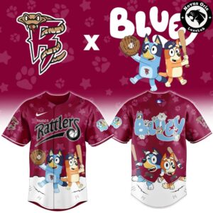 Wisconsin Timber Rattlers x Bluey Night Limited Edition Baseball Jersey