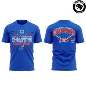 2026 Kansas Big 12 Baseball Tournament Champions T Shirt 2