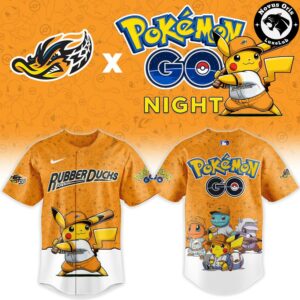 Akron RubberDucks x Pokemon GO Night 2026 New Baseball Jersey 2