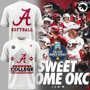 Alabama Crimson Tide 2026 NCAA Softball WCWS T-Shirt