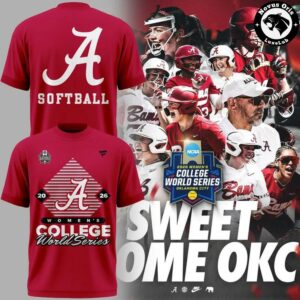 Alabama Crimson Tide 2026 NCAA Softball WCWS T Shirt 4