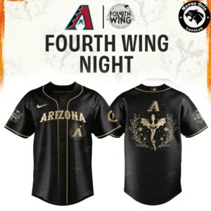 Arizona Diamondbacks x Fourth Wing Night 2026 Limited Baseball Jersey 1