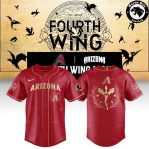 Arizona Diamondbacks x Fourth Wing Night 2026 New Limited Edition Baseball Jersey 4