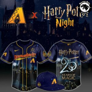Arizona Diamondbacks x Harry Potter – 25 Years of Magic Baseball Jersey