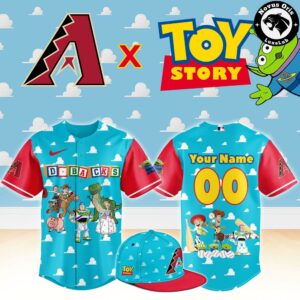 Arizona Diamondbacks x Toy Story Night Woody Buzz Lightyear Custom Baseball Jersey