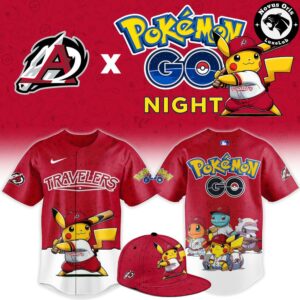 Arkansas Travelers x Pokemon GO Night 2026 Limited Edition Baseball Jersey