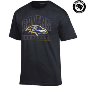 Baltimore Ravens NFL Football Classic Team Logo Fan Gear T Shirt 2