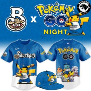 Biloxi Shuckers x Pokemon GO Night 2026 New Edition Baseball Jersey
