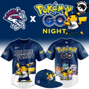 Binghamton Rumble Ponies x Pokemon GO Night 2026 New Baseball Jersey