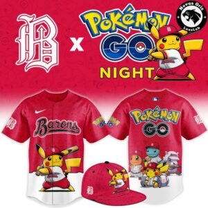 Birmingham Barons x Pokemon GO Night 2026 Limited Baseball Jersey