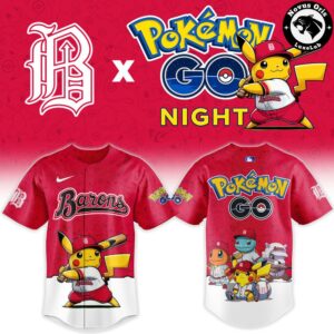 Birmingham Barons x Pokemon GO Night 2026 Limited Baseball Jersey 2