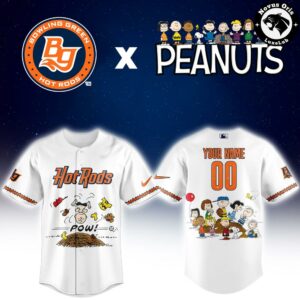 Bowling Green Hot Rods x Peanuts Night 2026 Limited Baseball Jersey 2