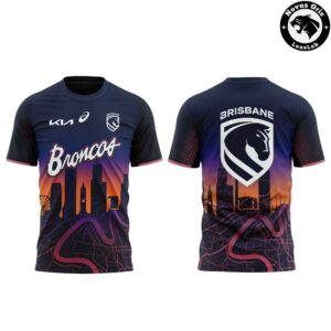 Brisbane Broncos 2026 City Skyline Rugby Jersey 2