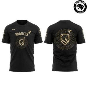 Brisbane Broncos Fourth Wing Night Limited Edition Black T Shirt 2