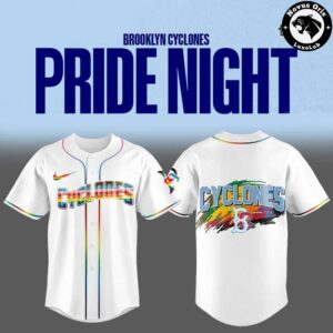 Brooklyn Cyclones Pride Night 2026 Baseball Jersey