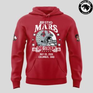 Bruno Mars Ohio Stadium 2026 Concert Tour Hoodie 2