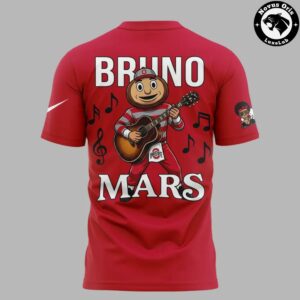 Bruno Mars Ohio Stadium 2026 Concert Tour T Shirt 3