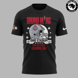 Bruno Mars Ohio Stadium 2026 Concert Tour T Shirt 5