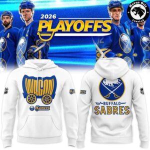 Buffalo Sabres 2026 NHL Playoffs Wagon Pullover Hoodie