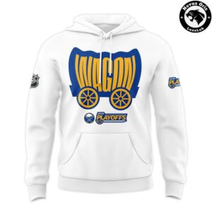Buffalo Sabres 2026 NHL Playoffs Wagon Pullover Hoodie 2