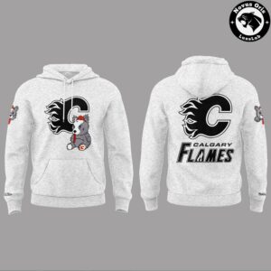 Calgary Flames NHL Harvey the Hound Limited Edition Hoodie 2