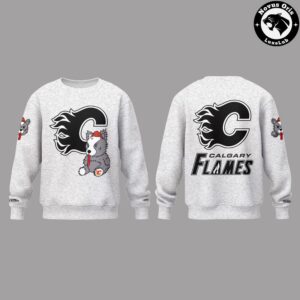 Calgary Flames NHL Harvey the Hound Limited Edition Sweatshirt 2
