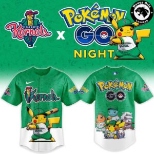Cedar Rapids Kernels x Pokemon GO Night 2026 Limited Edition Baseball Jersey 2
