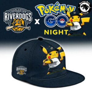 Charleston RiverDogs x Pokemon GO Night Mashup Limited Baseball Jersey 3