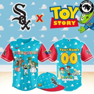 Chicago White Sox x Toy Story Night Woody Buzz Lightyear Custom Baseball Jersey