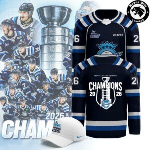 Chicoutimi Sagueneens 2026 QMJHL Champions Hockey Jersey 1
