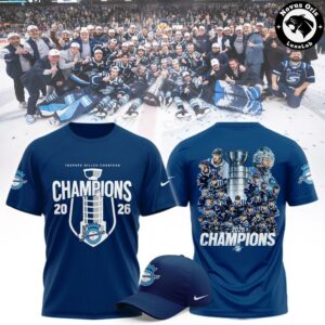 Chicoutimi Sagueneens 2026 QMJHL Champions T Shirt 3