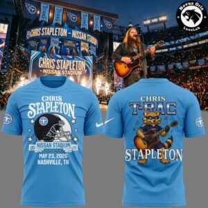 Chris Stapleton x T-Rac Titans Nissan Stadium 2026 Concert T-Shirt