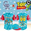 Colorado Rockies x Toy Story Night Woody Buzz Lightyear Custom Baseball Jersey