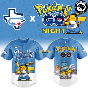 Corpus Christi Hooks x Pokemon GO Night 2026 Limited Baseball Jersey 2