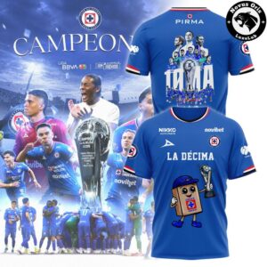Cruz Azul Campeon Liga MX Clausura 2026 La Decima T Shirt 2