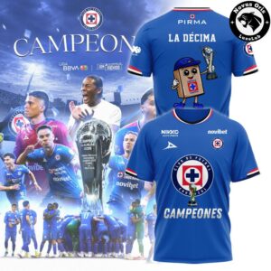 Cruz Azul Campeon Liga MX Clausura 2026 La Decima T Shirt 6