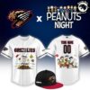 Custom Fresno Grizzlies x Peanuts Night Snoopy Baseball Jersey