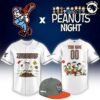 Custom Peanuts Night Snoopy Hub City Spartanburgers Baseball Jersey Custom Peanuts Night Snoopy Hub City Spartanburgers Baseball Jersey