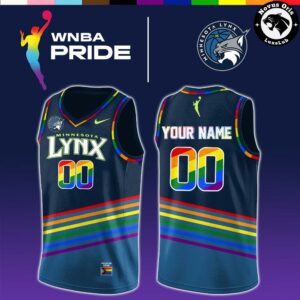 Custom Minnesota Lynx WNBA Pride Basketball Jersey