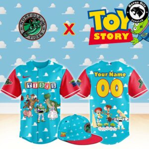 Custom Norfolk Tides Toy Story Cloud Baseball Jersey
