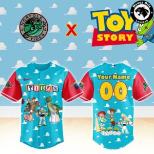 Custom Norfolk Tides Toy Story Cloud Baseball Jersey 2