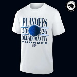 Custom Oklahoma City Thunder 2026 NBA Playoffs Basketball T Shirt 2