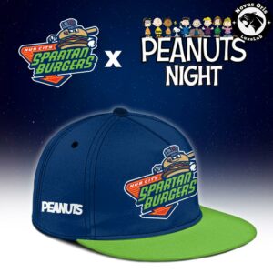 Custom Peanuts Night Snoopy Hub City Spartanburgers Baseball Jersey 3