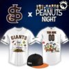 Custom Sugar Land Space Cowboys Peanuts Night Snoopy Baseball Jersey