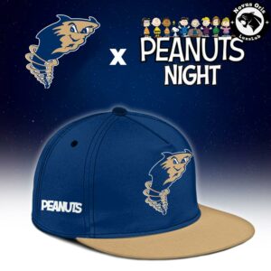 Custom Tri City Dust Devils x Peanuts Night Snoopy Baseball Jersey 3