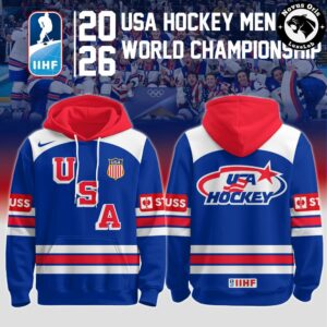 Custom USA Hockey 2026 IIHF World Championship Hoodie 2