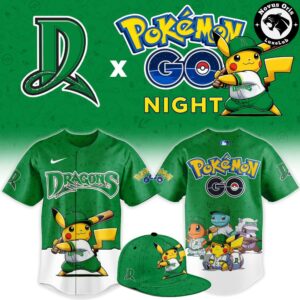 Dayton Dragons x Pokemon GO Night 2026 Limited Edition Baseball Jersey